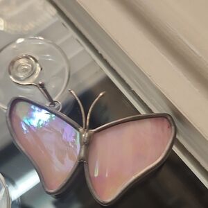 Pink Butterfly Earrings